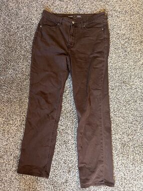 Old Navy Brown Straight-Leg Jeans